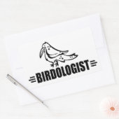 Sticker Rectangulaire Drôle d'oiseau (Enveloppe)