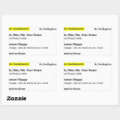 Sticker Rectangulaire Drôle ordonnance rx (Feuille)