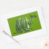 Sticker Rectangulaire Dromedale de la journée nationale de la pastèque (Enveloppe)