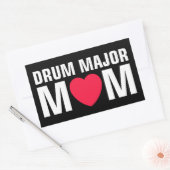 Sticker Rectangulaire Drum Major Maman - Marching Band (Enveloppe)