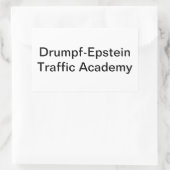 Sticker Rectangulaire Drumpf-Epstein Traite Hankamer Artjunkhaus (Sac)