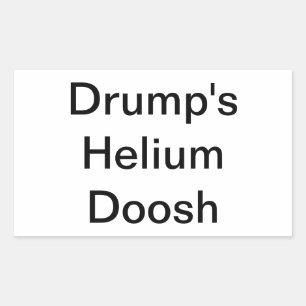Sticker Rectangulaire Drump's Hélium Doosh Hankamer Artjunkhaus Délicieu