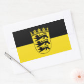 Sticker rectangulaire du Bade-Wurtemberg (Enveloppe)