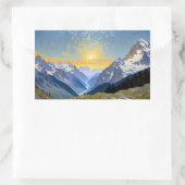 Sticker Rectangulaire Du haut (Sac)