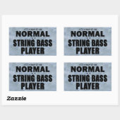 Sticker rectangulaire du lecteur de basse à chaîne (Feuille)
