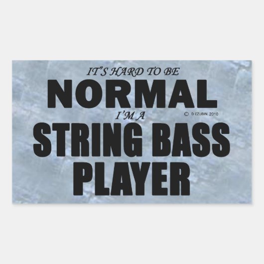 Sticker rectangulaire du lecteur de basse à chaîne (Devant)