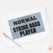 Sticker rectangulaire du lecteur de basse à chaîne (Enveloppe)