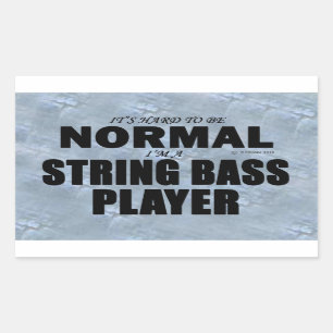 Sticker rectangulaire du lecteur de basse à chaîne