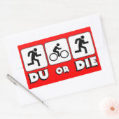 Sticker Rectangulaire DU ou Die (Enveloppe)