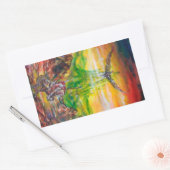 STICKER RECTANGULAIRE DUEL MAGIQUE ENTRE BRADAMANT ET NEGROMANCER (Enveloppe)