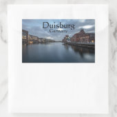 Sticker Rectangulaire Duisburg Allemagne (Sac)