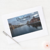 Sticker Rectangulaire Duisburg Allemagne (Enveloppe)