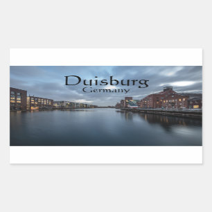 Sticker Rectangulaire Duisburg Allemagne