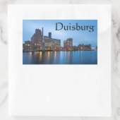 Sticker Rectangulaire Duisburg Allemagne (Sac)