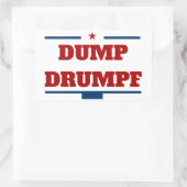 Sticker Rectangulaire Dump Drumpf (Sac)