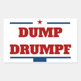 Sticker Rectangulaire Dump Drumpf