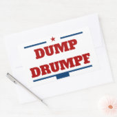 Sticker Rectangulaire Dump Drumpf (Enveloppe)
