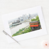 Sticker Rectangulaire Duquesne Incline à Pittsburgh en Pennsylvanie (Enveloppe)