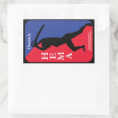 Sticker Rectangulaire Dussack HEMA decal (Sac)