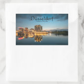 Sticker Rectangulaire Dusseldorf Allemagne (Sac)
