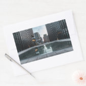 Sticker Rectangulaire Dusseldorf Allemagne (Enveloppe)