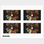 Sticker Rectangulaire Dutch Shepherd chien - Dutchie (Feuille)