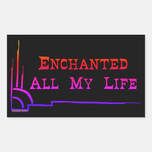 Sticker Rectangulaire e.a.m.l. RECTANGULAR STICKERS! (Devant)