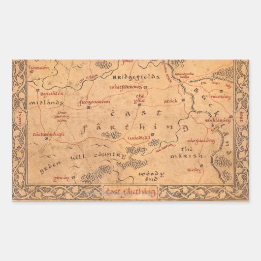 Sticker Rectangulaire East Farthing (Devant)