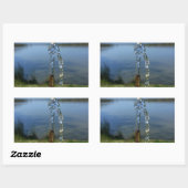 Sticker Rectangulaire eau potable (Feuille)