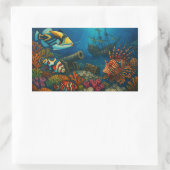 Sticker Rectangulaire Eaux de Floride (Sac)