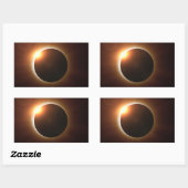 Sticker Rectangulaire Éclipse solaire totale (Feuille)