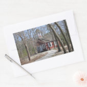 Sticker Rectangulaire École à une pièce (Enveloppe)