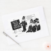 Sticker Rectangulaire École de police (Enveloppe)