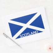 Sticker Rectangulaire écossais drapeau pays nom du texte écossais (Enveloppe)