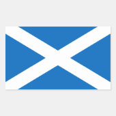 STICKER RECTANGULAIRE ÉCOSSE (Devant)