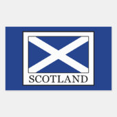 Sticker Rectangulaire Écosse (Devant)