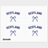 Sticker Rectangulaire Ecosse Escalade de glace (Feuille)