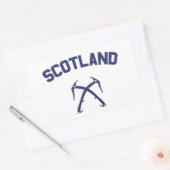 Sticker Rectangulaire Ecosse Escalade de glace (Enveloppe)