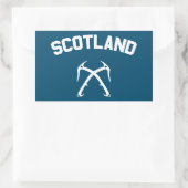 Sticker Rectangulaire Ecosse Escalade de glace (Sac)