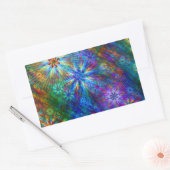 Sticker Rectangulaire Écran de ressort fractal (Enveloppe)