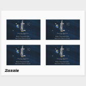 Sticker Rectangulaire Écriture chrétienne Tout genou fléchira (Feuille)