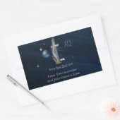Sticker Rectangulaire Écriture chrétienne Tout genou fléchira (Enveloppe)