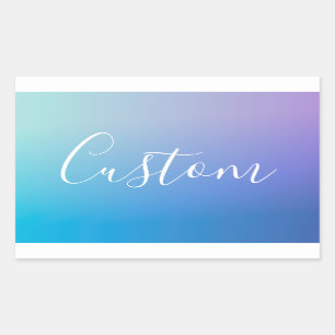 Sticker Rectangulaire Écriture de scénario moderne et éditable   Ombre c