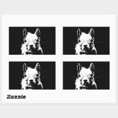 Sticker Rectangulaire Écureuil (Feuille)