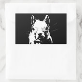 Sticker Rectangulaire Écureuil (Sac)