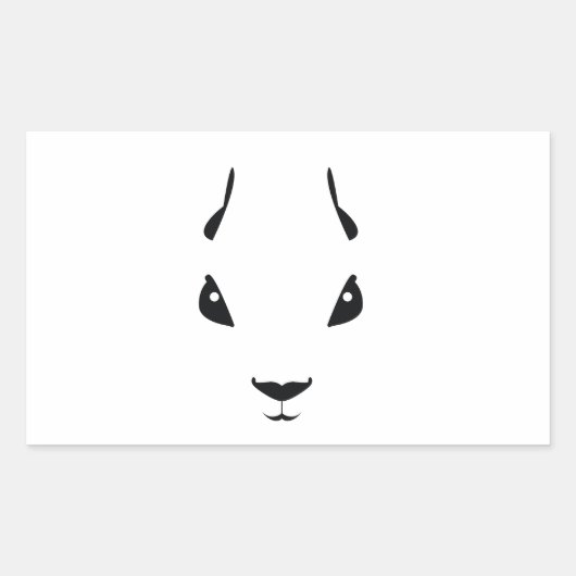 Sticker Rectangulaire écureuil (Devant)