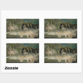 Sticker Rectangulaire Edgar Degas - Ballet à l'Opéra de Paris (Feuille)