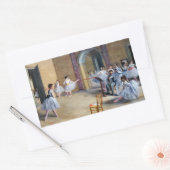 Sticker Rectangulaire Edgar Degas - Dance Foyer, Opéra rue Le Peletier (Enveloppe)