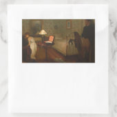 Sticker Rectangulaire Edgar Degas - Intérieur (Sac)
