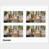 Sticker Rectangulaire Edgar Degas La Classe Danse (Feuille)